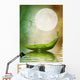 Fantasy Leaf Boat Wall Decal