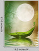 Fantasy Leaf Boat Wall Decal