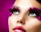 Creative Makeup False Eyelashes Wall Decal