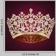 Gold Crown Wedding Wall Decal
