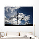Pole Vaulter Against the Sky Wall Decal