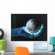 Computer Earth Wall Decal