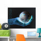Computer Earth Wall Decal