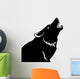 Wolf White Wall Decal