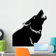 Wolf White Wall Decal