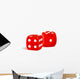 Casino Dices Wall Decal