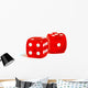 Casino Dices Wall Decal