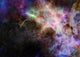 Outer Space Cloud Nebula Wall Decal