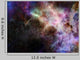Outer Space Cloud Nebula Wall Decal
