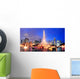 Chicago Night Scene Wall Decal