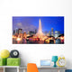 Chicago Night Scene Wall Decal