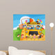 School  Bus and Wall Decal
