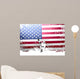 USA Flag Lacrosse Wall Decal
