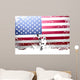 USA Flag Lacrosse Wall Decal