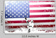 USA Flag Lacrosse Wall Decal