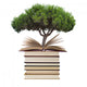 Tree and Books Wall Decal