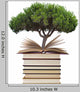 Tree and Books Wall Decal