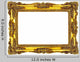 Baroque Picture Frame White Wall Decal