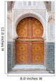 Moroccan Door Wall Decal