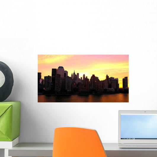 Manhattan Sunrise Wall Decal
