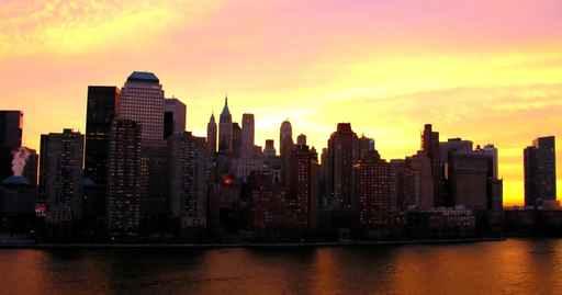 Manhattan Sunrise Wall Decal