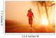 Sunrise Running Woman Wall Decal