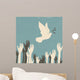 Group Hands and Dove Wall Decal