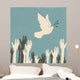 Group Hands and Dove Wall Decal