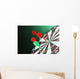 Dart Board with Darts Wall Decal