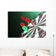 Dart Board with Darts Wall Decal