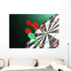 Dart Board with Darts Wall Decal