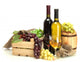 Wine Barrel Bottles and Glasses Wall Decal