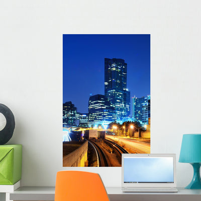 Buckhead District Atlanta Wall Decal shown on a wall