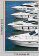 White Motor Yacht over Wall Decal
