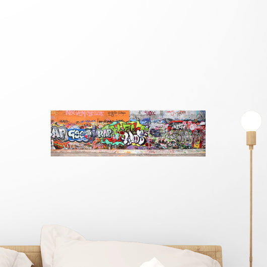 Wall with Graffiti Wall Decal
