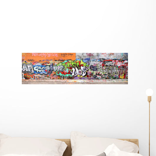 Wall with Graffiti Wall Decal