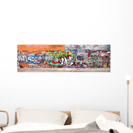 Wall with Graffiti Wall Decal