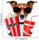Dog Watching Movie Wall Decal