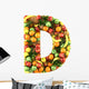 Letter D Healthy Wall Decal