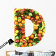 Letter D Healthy Wall Decal
