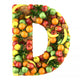 Letter D Healthy Wall Decal