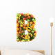 Letter B Heathy Wall Decal