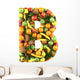 Letter B Heathy Wall Decal