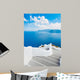 Santorini Island Greece Stairway Wall Decal