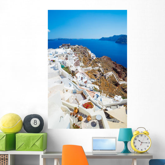 Santorini Island Greece Wall Decal