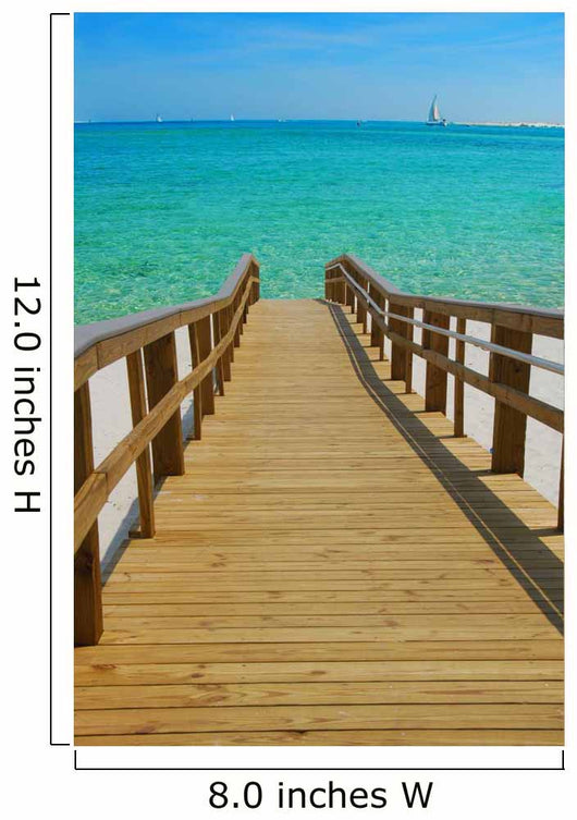 Dock Leading to Beautiful Wall Decal