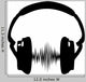 Headphone Audio Wave Frequency Wall Decal