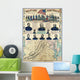 Us Civil War Map Wall Decal