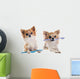 Chihuahuas and Toothbrush Wall Decal