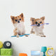 Chihuahuas and Toothbrush Wall Decal